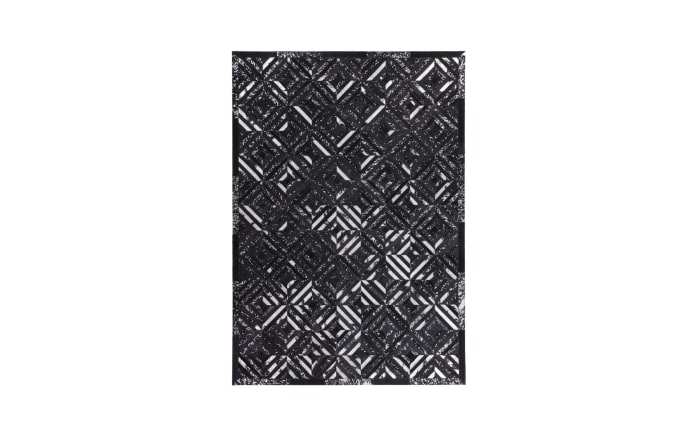 Teppich Spark 410 in schwarz-silber, 120 x 170 cm-01