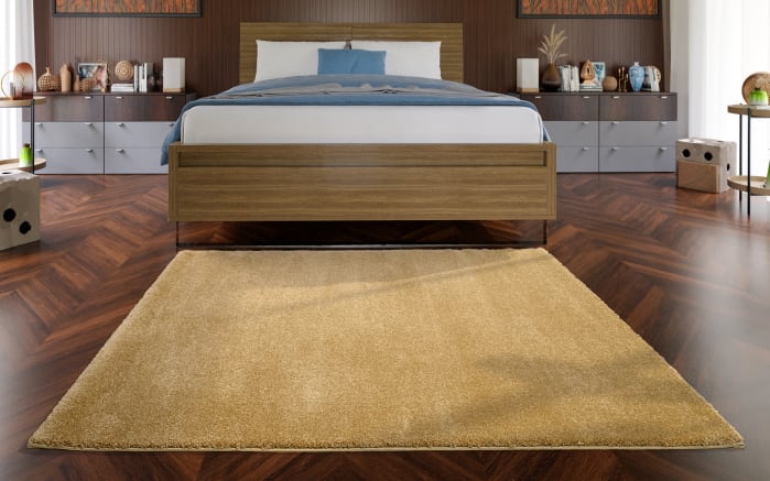 Teppich Kristall Uni, gold, 200 x 290 cm-07