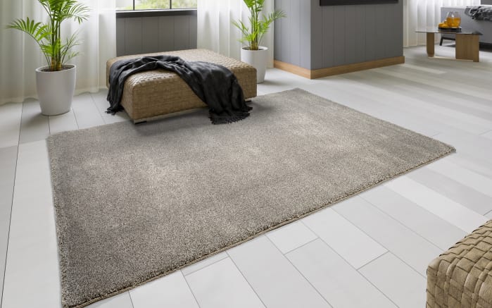 Teppich Kristall Uni, hellbraun, 200 x 290 cm-07