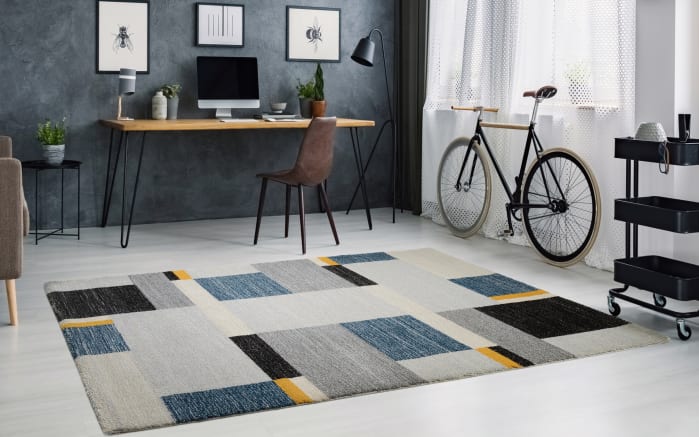Teppich Ballance Allure, grau/blau, 200 x 290 cm-05