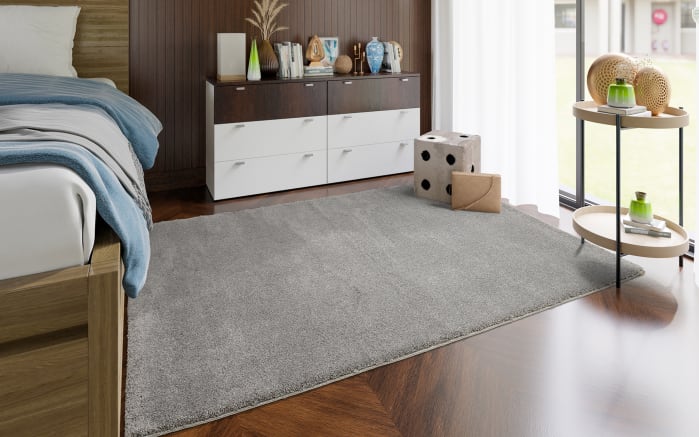 Teppich Kristall Uni, dunkelgrau, 160 x 230 cm-07