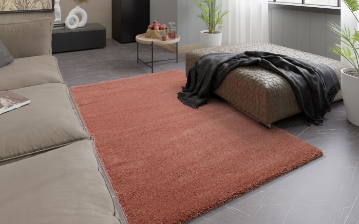 Teppich Kristall Uni, rosenholz, 160 x 230 cm-07