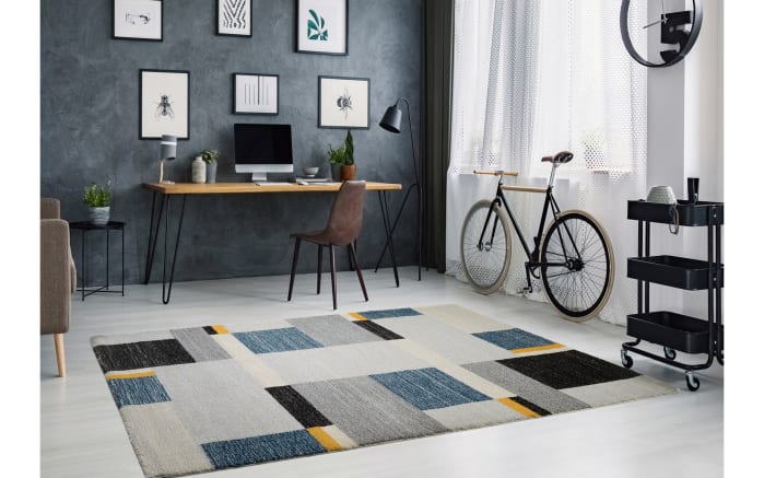 Teppich Ballance Allure, grau/blau, 160 x 230 cm-07