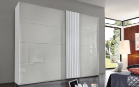 Kleiderschrank Tegio, seidengrau/weiß, 320 x 223 cm