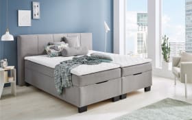 Boxspringbett BX1620 Fontana, grau, 180 x 200 cm