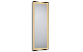 Rahmenspiegel Bianka in goldfarbig/schwarz, 50 x 150 cm