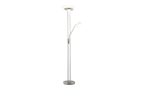 LED-Standleuchte Eva, nickel, 180 cm