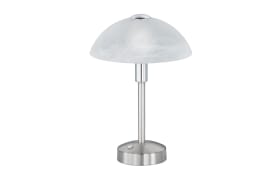 LED-Tischleuchte Donna, nickel matt, 22 cm