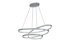 LED-Pendelleuchte Cinque Ciola, nickel, 115 cm