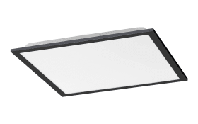 LED-Deckenleuchte Flat, schwarz, 45,5 cm