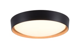 LED-Deckenleuchte Emilia, schwarz, 39,6 cm