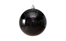 Weihnachtskugel Centro, schwarz, 40 cm