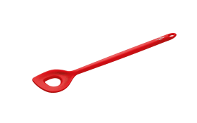 Rührlöffel in rot, 31,5 cm