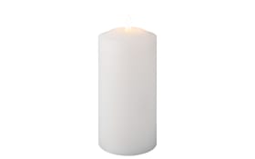 LED-Kirchenkerze in weiß, 17,5 cm