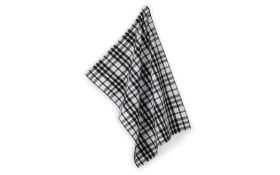 Geschirrtuch, Gianna, schwarz, weiß, 50 x 70 cm