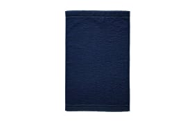 Gästetuch, Baumwolle, nachtblau, 30 x 50 cm