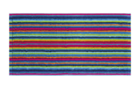 Handtuch Lifestyle Streifen, multicolor dunkel, 50 x 100 cm