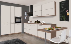Einbauküche IP 1200, magnolienweiß matt, inkl. Privileg Elektrogeräte