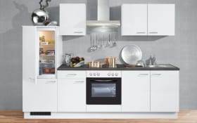 Marken-Einbauküche IP 1200, weiß, inklusive AEG Elektrogeräte