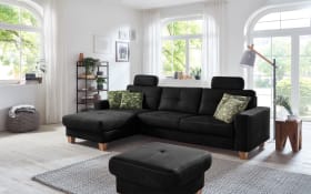 Wohnlandschaft Varese in schwarz, ohne Funktion
