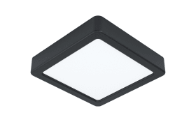 LED-Deckenleuchte Fueva 5, schwarz, 1200 Lumen, 16 cm