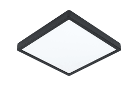 LED-Deckenleuchte Fueva 5 in schwarz, 28,5 x 28,5 cm
