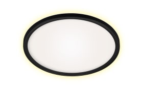 LED-Deckenleuchte Slim in schwarz, 42 cm
