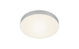 LED-Deckenleuchte Flame, silberfarbig/weiß, 28 cm