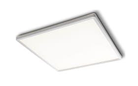 LED-Deckenleuchte Plain, weiß/silber, 42 cm