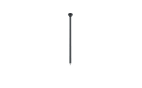 Distanzhalter DUOline in schwarz matt, 12,5 cm