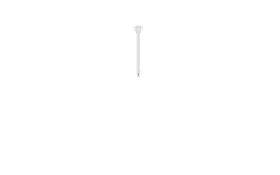 Distanzhalter DUOline in weiß matt, 12,5 cm