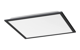 LED-Deckenleuchte Flat CCT in schwarz, 45,5 cm