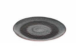 Keramikteller Matera in anthrazit, 23 cm
