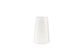 Vase float weiß, 27,5 cm