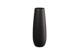 Vase ease aus Steingut in black iron, 32 cm