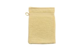 Waschhandschuh Casa Nova in gelb, 16 x 21 cm