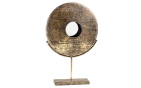 Deko Objekt mittel aus Eisen in antik gold, 56,5 cm