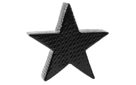 Deko-Stern in schwarz, 18,8 cm