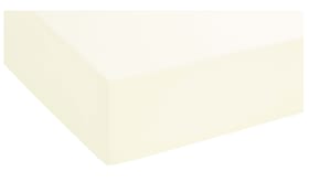 Topper-Spannbetttuch in creme, 90 x 190 cm