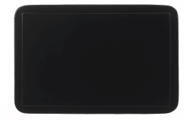 Tischset Uni in schwarz, 28.5 x 43.5 cm