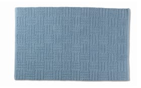 Badematte Leana in frostblau, 60 x 100 cm