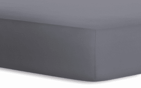 Boxspringspannbetttuch in graphit, 180 x 200 x 40 cm 