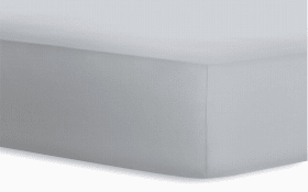 Boxspringspannbetttuch in platin, 180 x 200 x 40 cm 
