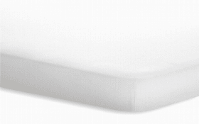 Topperspannbetttuch JERSEY ELASTHAN in weiß, 180 x 200 cm
