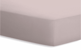 Spannbetttuch Jersey-Elasthan in kiesel, 180 x 200 x 25 cm 