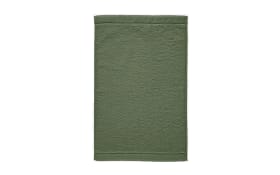 Gästetuch Lifestyle Uni aus Baumwolle in grün, 30 x 50 cm
