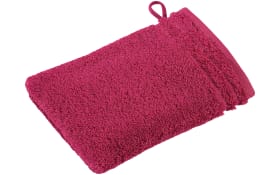 Waschhandschuh Calypso Feeling in cranberry, 16 x 22 cm