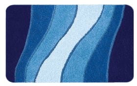 Badteppich Ocean in royalblau, 55 x 65 cm