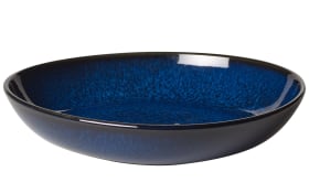 Schale flach klein Lave Bleu in blau, 22 cm