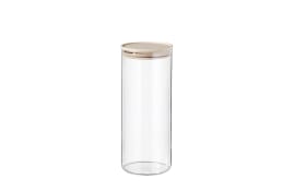 Vorratsglas mit Buchenholz-Deckel, 1,5 l